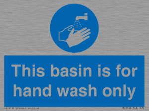 Basin for hand wash only